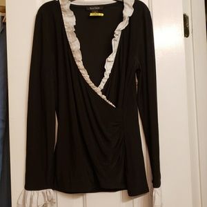 WHBM Dress Ruffle Shirt